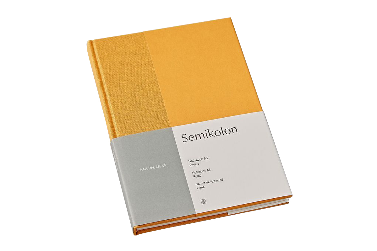 Semikolon A5 Ruled Notebook Golden Hour